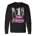 18 Years Old 18 & Fabulous 18Th Birthday Pink Diamond Men Women Long Sleeve T-Shirt T-shirt Graphic Print Gifts ideas