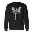 Fairycore Aesthetic Gothic Butterfly Skeleton Fairy Grunge Unisex Long Sleeve