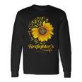 Firefighter Sunflower Love My Life As A Firefighters Wife Unisex Long Sleeve