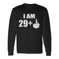 I Am 30 Middle Finger Tshirt Long Sleeve T-Shirt Gifts ideas