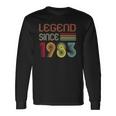 39 Year Old Legend Since 1983 39Th Birthday Retro Long Sleeve T-Shirt Gifts ideas