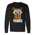 40Th Birthday Cheers & Beers To 40 Years Long Sleeve T-Shirt Gifts ideas