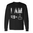 I Am 49 Plus Middle Finger 50Th Birthday Long Sleeve T-Shirt Gifts ideas