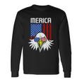 4Th Of July American Flag Bald Eagle Mullet 4Th July Merica Long Sleeve T-Shirt Gifts ideas