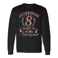 8 Years Of Being Awesome 8 Years Old 8Th Birthday Tie Dye Men Women Long Sleeve T-Shirt T-shirt Graphic Print Gifts ideas