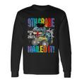 9Th Grade Class Of 2023 Nailed It Monster Truck Dinosaur Cool Long Sleeve T-Shirt Gifts ideas