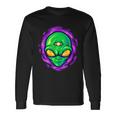 Alien Head Mascot Monster Tshirt Long Sleeve T-Shirt Gifts ideas