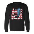 America Usa Flag Patriotic Independence Day 4Th Of July Meaningful Long Sleeve T-Shirt Gifts ideas