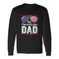 All American Dad Shirt Fourth 4Th Of July Sunglass Long Sleeve T-Shirt Gifts ideas