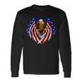 American Flag Eagle Tshirt V2 Long Sleeve T-Shirt Gifts ideas