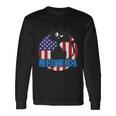 American Flag Meowica 4Th Of July Cat Long Sleeve T-Shirt Gifts ideas