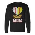 Ball Mom Baseball Softball Mothers Long Sleeve T-Shirt Gifts ideas
