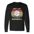 Baseball Mom Baseball Son Baseball Quotes Retro Baseball Long Sleeve T-Shirt Gifts ideas