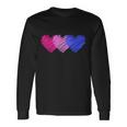 Bisexual Flag Hearts Love Lgbt Bi Pride Long Sleeve T-Shirt Gifts ideas