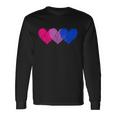 Bisexual Heart Bisexuality Bi Love Flag Lgbtq Pride Long Sleeve T-Shirt Gifts ideas