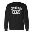 Born In 1974 48 Years Old Made In 1974 48Th Birthday Men Women Long Sleeve T-Shirt T-shirt Graphic Print Gifts ideas