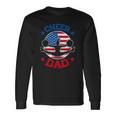 Cheer Dad Proud Fathers Day Cheerleading Girl Competition Long Sleeve T-Shirt T-Shirt Gifts ideas