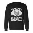 Chicken Art For Chicken Lover Hen Farmer Long Sleeve T-Shirt Gifts ideas