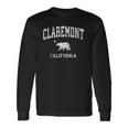 Claremont California Ca Vintage Distressed Sports Long Sleeve T-Shirt T-Shirt Gifts ideas