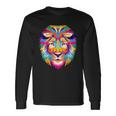 Colorful Abstract Lion Long Sleeve T-Shirt Gifts ideas