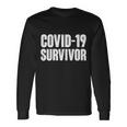 Covid-19 Survivor Tshirt Long Sleeve T-Shirt Gifts ideas