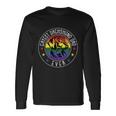 Dachshund Dad Lgbtgreat q Gay Pride Flag Doxie Dog Lover Ally Great Long Sleeve T-Shirt Gifts ideas