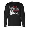 Dad Of The Birthday Girl Matching Birthday Outfit Llama Long Sleeve T-Shirt T-Shirt Gifts ideas