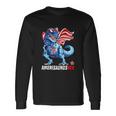 Dinosaur 4Th Of July Amerisaurus Rex Long Sleeve T-Shirt Gifts ideas