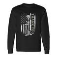 Distressed Memorial Day Us Flag Military Boots Dog Tags Long Sleeve T-Shirt Gifts ideas