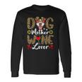 Dog Mother Wine Lover Shirt Dog Mom Wine Long Sleeve T-Shirt T-Shirt Gifts ideas
