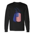 Dog Tag American Flag 4Th Of July Independence Day Patriotic Long Sleeve T-Shirt Gifts ideas