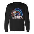 Eagle Mullet 4Th Of July Rainbow Usa American Flag Merica V2 Long Sleeve T-Shirt Gifts ideas