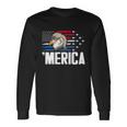 Eagle Mullet 4Th Of July Usa American Flag Merica Cool Long Sleeve T-Shirt Gifts ideas