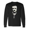 Edgar Allan Poe Writer Face Portrait Long Sleeve T-Shirt Gifts ideas
