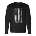 Electrician American Flag Usa Long Sleeve T-Shirt Gifts ideas