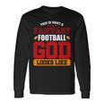 Fantasy Football God Tshirt Long Sleeve T-Shirt Gifts ideas