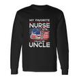 My Favorite Nurse Calls Me Uncle 4Th Of July Long Sleeve T-Shirt Gifts ideas