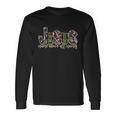 Festive Patten Jesus Name Above All Names Long Sleeve T-Shirt Gifts ideas