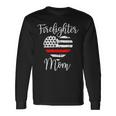 Firefighter Thin Red Line Firefighter Mom From Son Fireman Long Sleeve T-Shirt Gifts ideas