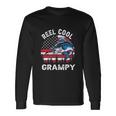 Flag Vintage Reel Cool Grampy Fishing For 4Th Of July Long Sleeve T-Shirt Gifts ideas