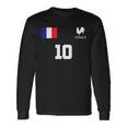 France Soccer Jersey Tshirt Long Sleeve T-Shirt Gifts ideas