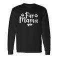 Fur Mama Paw Floral Dog Mom Long Sleeve T-Shirt T-Shirt Gifts ideas