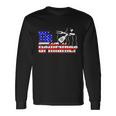 The Grillfather 4Th Of July Grilling Bbq American Dad Long Sleeve T-Shirt Gifts ideas