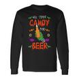 Halloween Trick Or Treat Will Trade Candy For Beer Cool Long Sleeve T-Shirt Gifts ideas