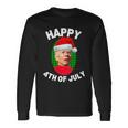 Happy 4Th Of July Christmas Xmas Joe Biden President Long Sleeve T-Shirt Gifts ideas