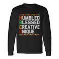 Hbcu School Educated Historical Black College Graduate Long Sleeve T-Shirt Gifts ideas