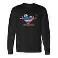 Heartbeat Patriotic 4Th Of July Long Sleeve T-Shirt Gifts ideas