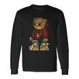 Hip Hop Teddy Bear With Gun Get Money Rap Music Lover Long Sleeve T-Shirt Gifts ideas