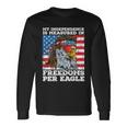 Independence Measured In Freedoms Per Eagle Usa 4Th Of July Long Sleeve T-Shirt Gifts ideas