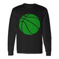 Irish Basketball Shamrock Clover Tshirt Long Sleeve T-Shirt Gifts ideas